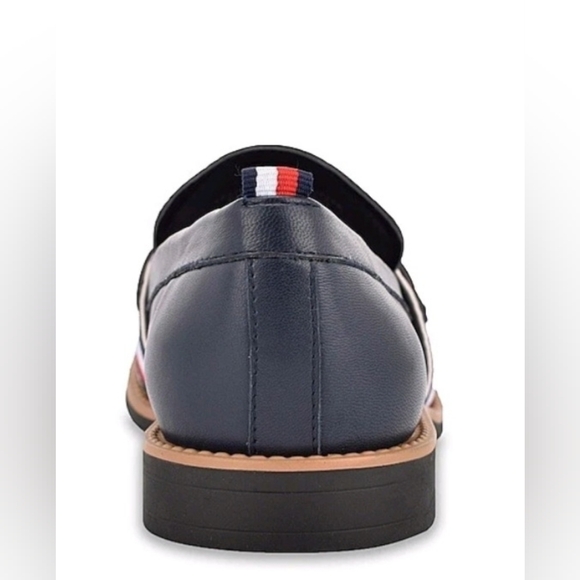 Tommy Hilfiger Leather Loafers Navy Women’s Size 7.5 – Good Condition - Picture 3 of 5